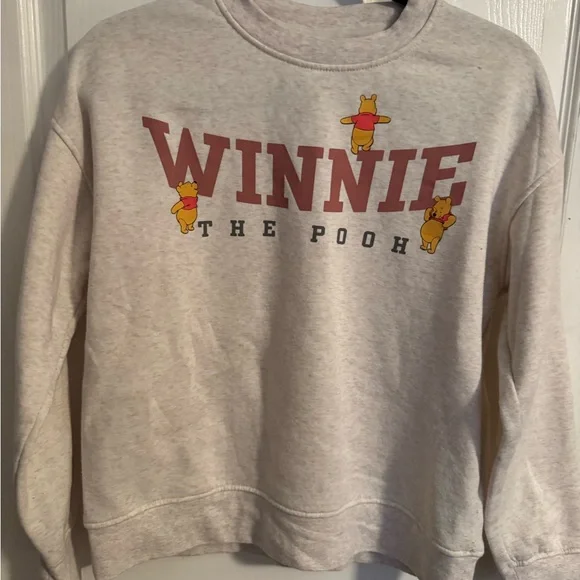 Disney Winnie the Pooh cream Sweatshirt - Picture 1 of 4